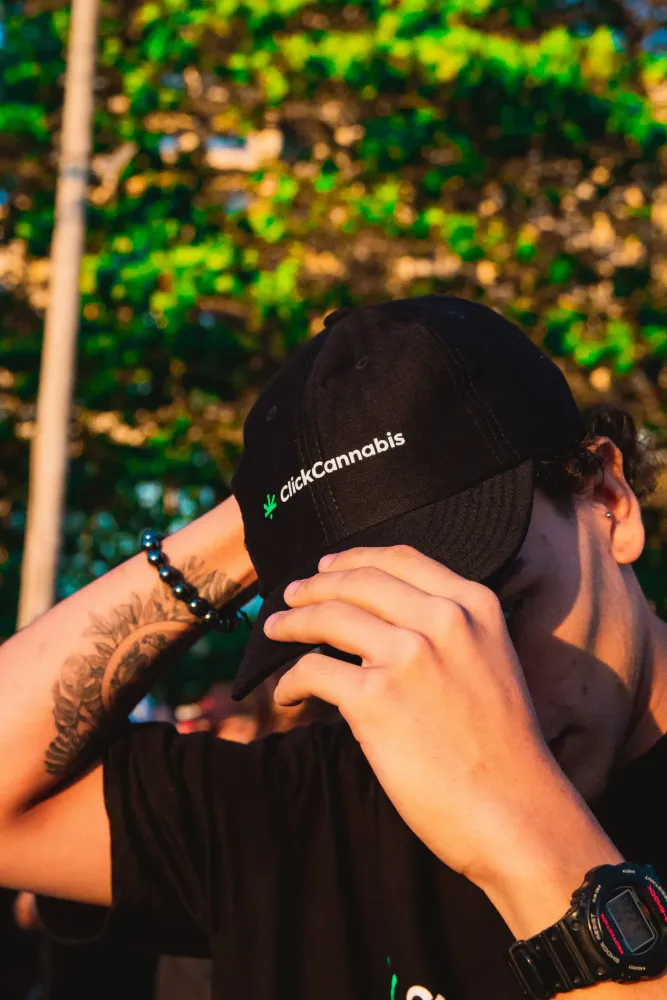 Album do Close do boné Click Cannabis